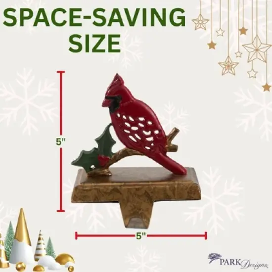 Park Designs Cardinal Stocking Hanger Set of 2 image {1}