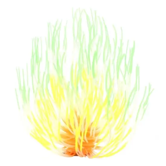 Unique Bargains Silicone Simulation Coral Fireworks Flower Fish Tank Aquarium Decoration 1.18"x16.54" 1 Pc image {7}