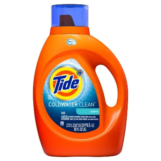 Tide Coldwater Clean High Efficiency Liquid Laundry Detergent - 92 fl oz image {1}