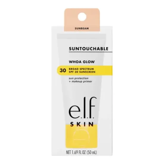 e.l.f. SKIN Suntouchable Whoa Glow Sunscreen & Primer - SPF 30 - 1.69 fl oz image {11}