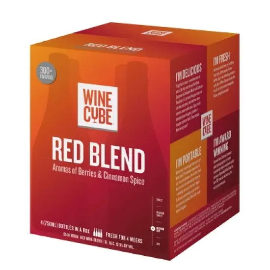 Red Blend Red Wine - 3L Box - Wine Cube&trade; image {5}