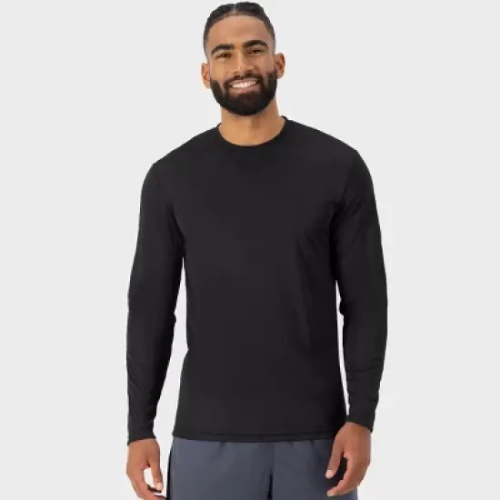Hanes Sport Cool DRI Men's Performance Long Sleeve T-Shirt, Value 2-Pack image {1}