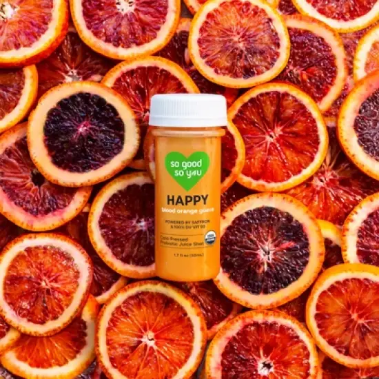 So Good So You Happy Blood Orange Guava Organic Probiotic Shot - 1.7 fl oz image {3}