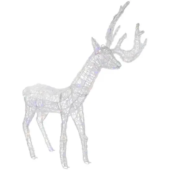 Northlight LED Color Changing Commercial Grade Acrylic Reindeer Outdoor Christmas Decoration - 46.5" image {3}