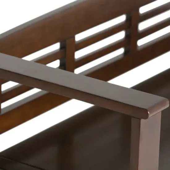 48" Chandler Solid Wood Entryway Storage Bench - Wyndenhall image {5}