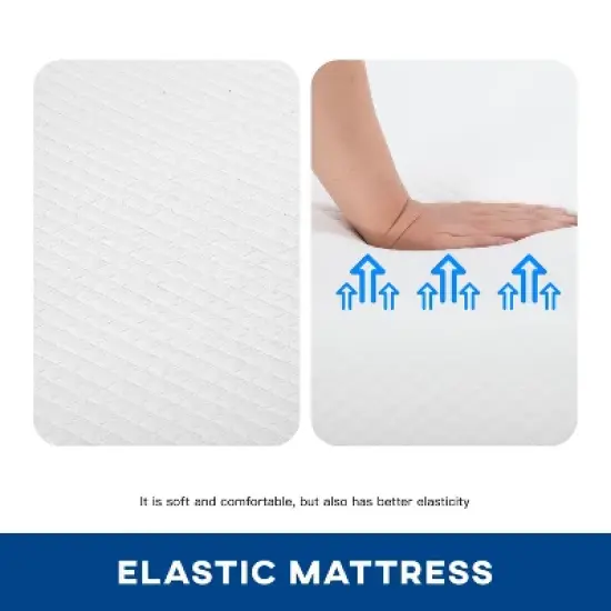 FDW 6 inch Mattress Gel Memory Foam Mattress for Cool Sleep & Pressure Relief/Medium Firm Mattresses CertiPUR-US Certified/Bed-in-a-Box image {5}