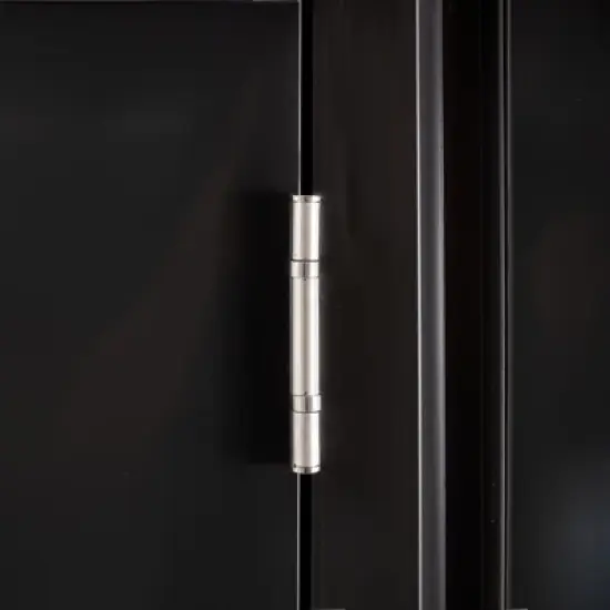 Outdoor Storage Shed, 3 x 3 FT Metal Steel Garden Shed with Single Lockable Door, Small Shed Outdoor Steel Utility Tool Shed for Backyard Garden Lawn image {7}