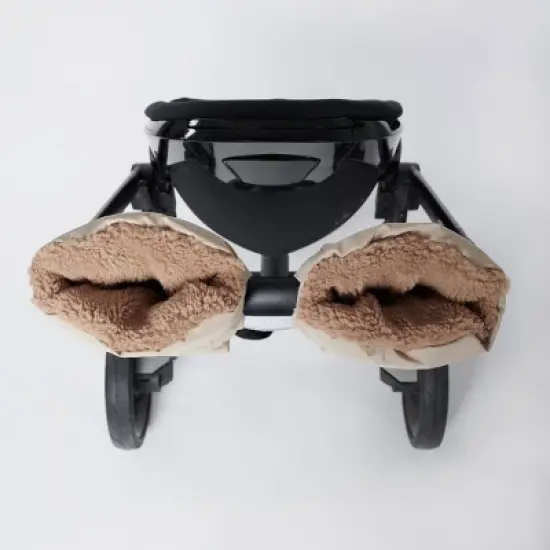 7AM Enfant Warmmuffs Stroller Gloves - Oat/Cacao image {2}
