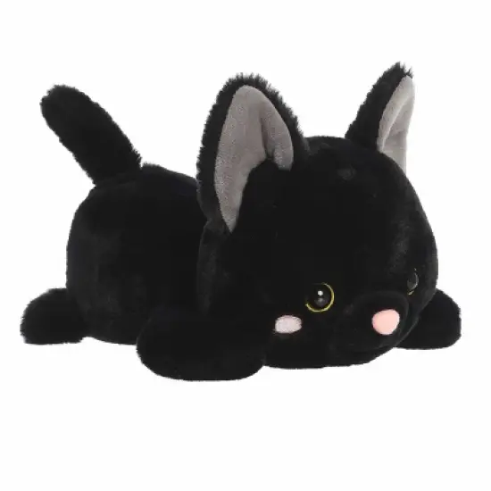 Aurora Medium Bella Black Cat Too Cute Spooky Stuffed Animal 9.5" image {4}