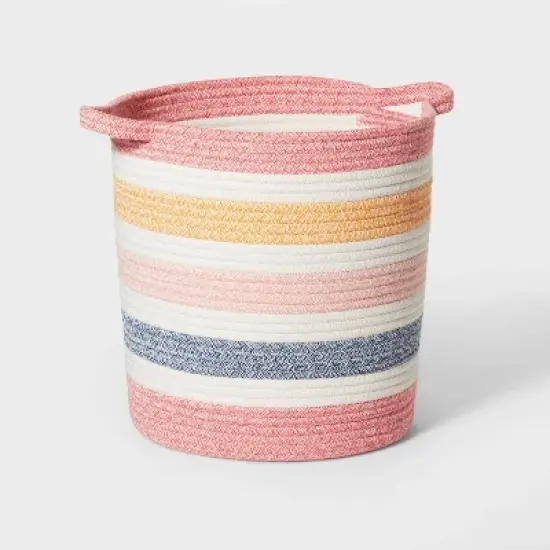 Striped Coiled Rope Kids' Storage Bin - Pillowfort&trade; image {7}