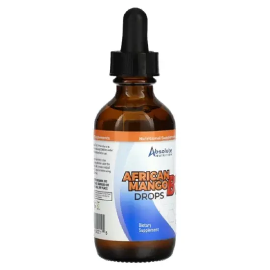 Absolute Nutrition African Mango B12 Drops, 2 fl oz (60 ml) image {3}