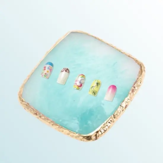 Unique Bargains Portable Square Nail Art Palette 1 Pc image {5}
