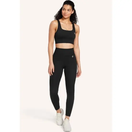 Peloton Women's Seamless High Rise Legging, Black image {8}