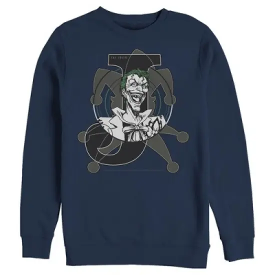 Men's Batman Joker Symbol Sweatshirt image {4}