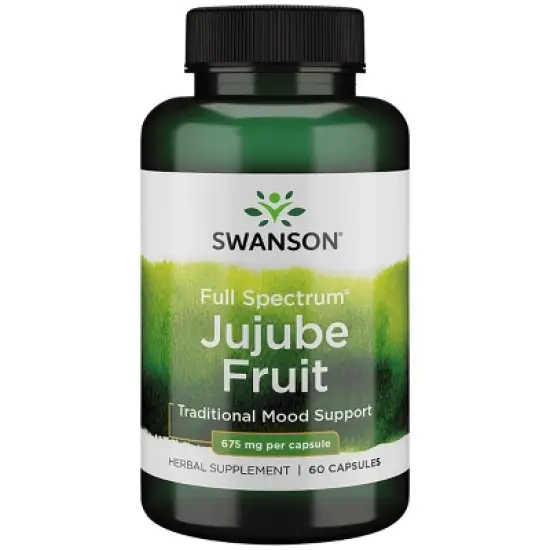 Swanson Herbal Supplements Full Spectrum Jujube Fruit 675 mg 60 Caps image {5}