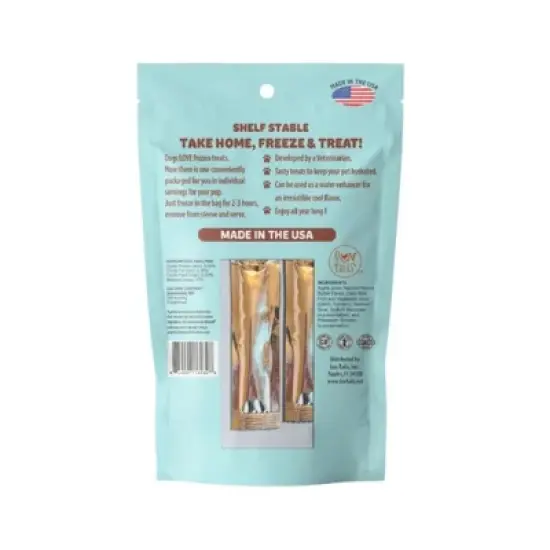 American Pet Supplies Pupsiclez Peanut Butter, Apple & Turmeric Ice Pops for Dogs (2-Pack) image {1}