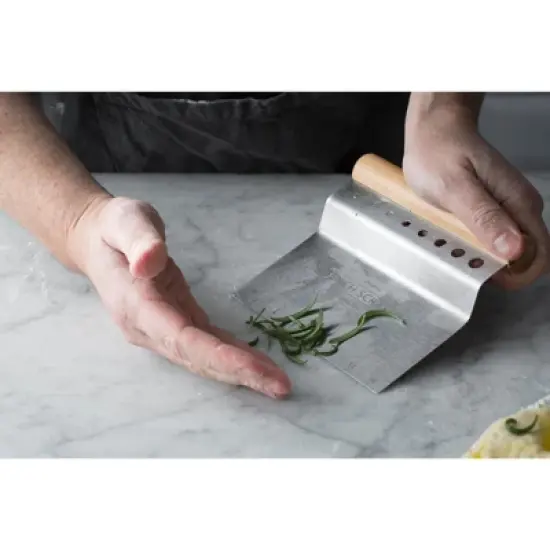 Mason Cash Innovative Kitchen Bench Scraper, 4-in-1 Dough Cutter with Herb Stripper image {5}