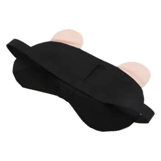 Unique Bargains Soft Cartoon Sleep Mask Angry Eyes Pink 1 Pc image {4}