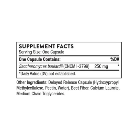 THORNE - Sacro-B Probiotic - Support Gut Health, Immune Function & Constipation Relief Probiotics* - Gluten-Free Health Support* - 60 Capsules image {1}