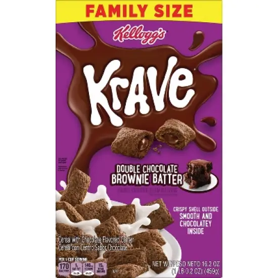 Kellogg's Krave Breakfast Cereal image {3}