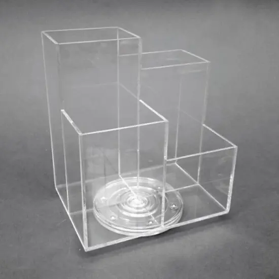 OnDisplay Sky Rotating Acrylic Cosmetic/Makeup Organizer Tray image {3}