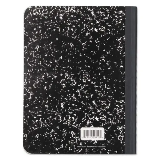 Mead Composition Book, Wide/Legal Rule, Black Cover, (100) 9.75 x 7.5 Sheets image {2}