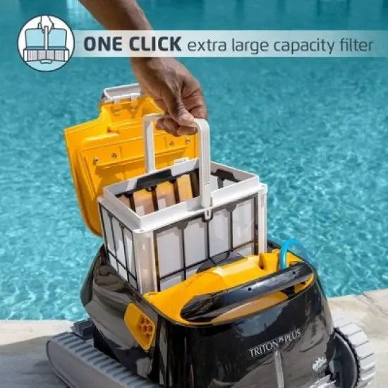 Dolphin Triton PS Plus WiFi Inground Robotic Pool Cleaner Upgraded Swivel with Ultra Fine Filter image {2}