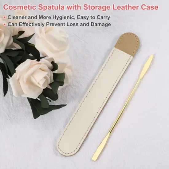 Unique Bargains Acrylic Cosmetic Foundation Blending Tool Cosmetic Makeup Palette 1 Set image {5}
