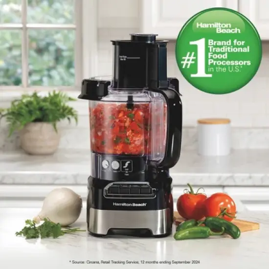 Hamilton Beach 12 Cup Stack and Snap Food Processor image {4}
