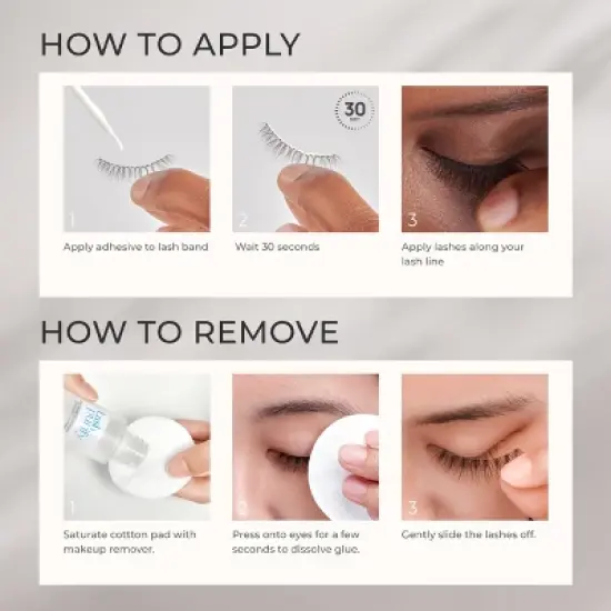 KISS Products False Eyelashes 01 - So Natural - 10ct image {5}