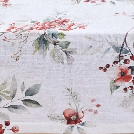 Split P First Snow Floral Table Runner 15" X 72" image {2}