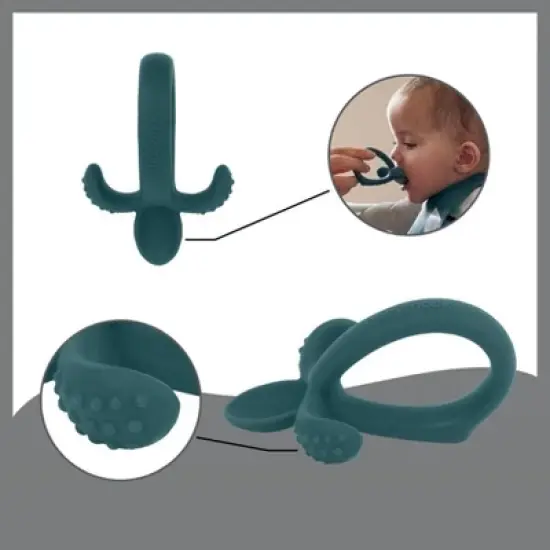 Babymoov FIRST'ISY Baby Feeding Set, Stage 1 Suction Silicone Bowl, Spoon, and Bib Co-Created with an Occupational Therapist image {3}