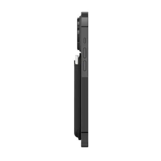 Keyscaper WNBA Linen Black Magnetic Credit Card Wallet image {1}