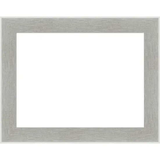 Amanti Art Glam Linen Grey Framed Dry Erase Magnetic Board image {12}
