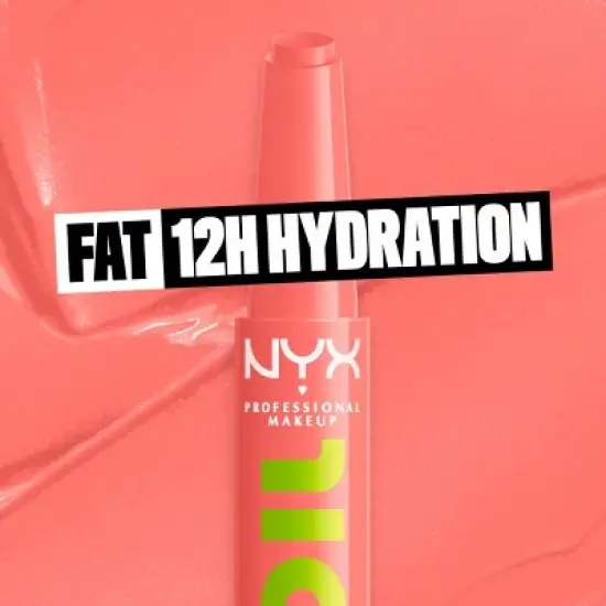 NYX Professional Makeup Fat Oil Slick Click Tinted Lip Balm - Story or Post - 0.07oz image {5}