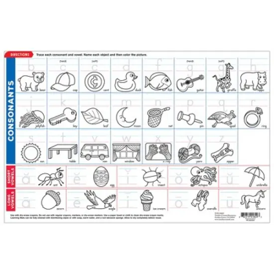 Teacher Created Resources Phonics Learning Mat image {2}