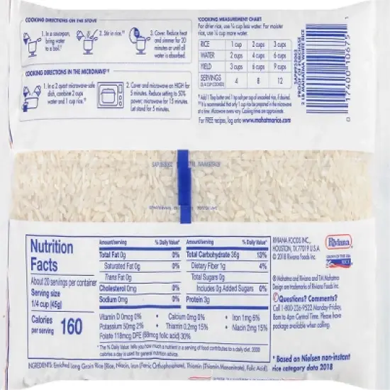 Mahatma Enriched Extra Long Grain Rice image {1}