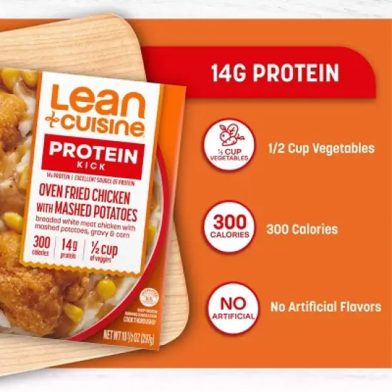 Lean Cuisine Frozen Chicken with Mashed Potatoes Microwave Meal - 10.5oz image {2}