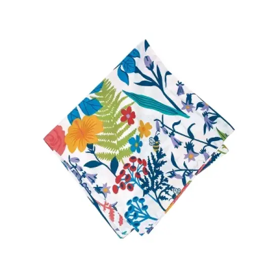 carol & frank Quinn Cotton Floral Napkin Set of 4 - Machine Washable image {6}