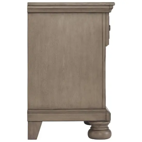 Lettner Nightstand Light Gray - Signature Design by Ashley image {4}