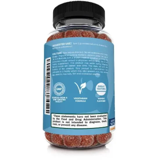 Sunergetic Eye Support Gummies - Clinically Studied Lutein & Zeaxanthin Supports Overall Eye Health, Vision & Macular Health image {2}