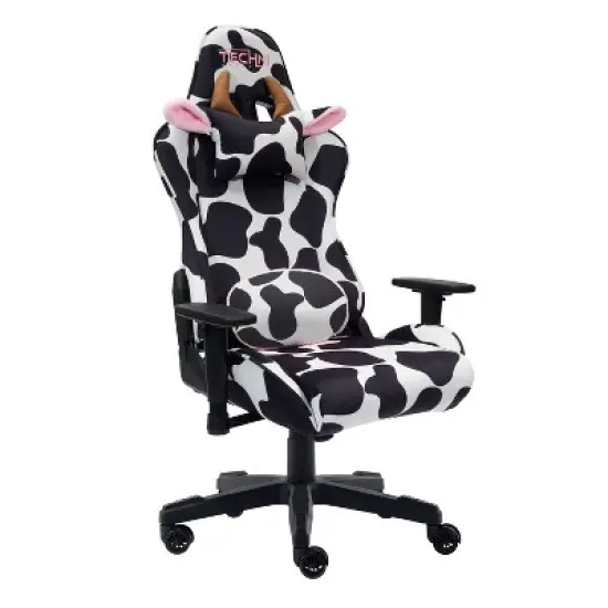 APRILSOUL Brown/Black COW Series Gaming Chair image {3}