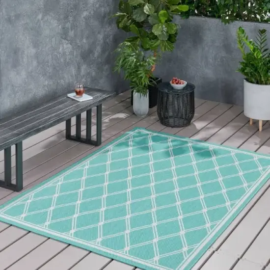 Safi Outdoor Rug - Christopher Knight Home image {2}