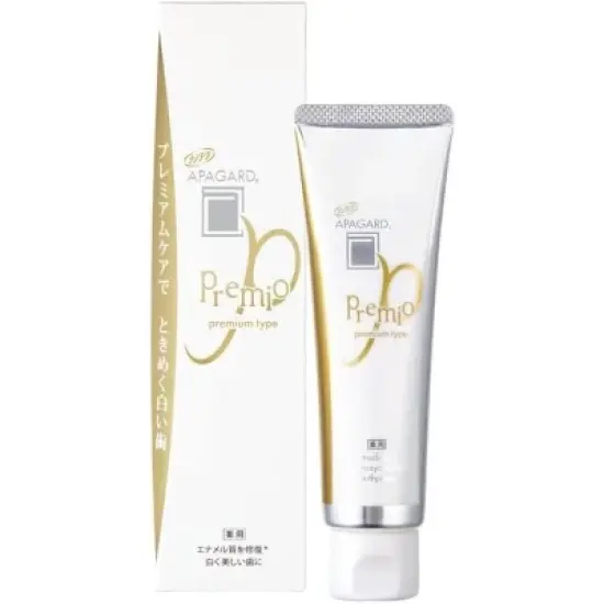 APAGARD PREMIO (53g) Sangi's JAPAN Nano-Hydroxyapatite Premium Type Whitening Toothpaste - Naturally Whiter Teeth | No-Fluoride image {1}