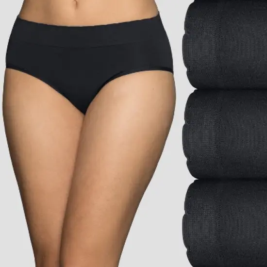 Vanity Fair Womens No Pinch No Show Seamless Hipster 3-Pack 18418 image {5}