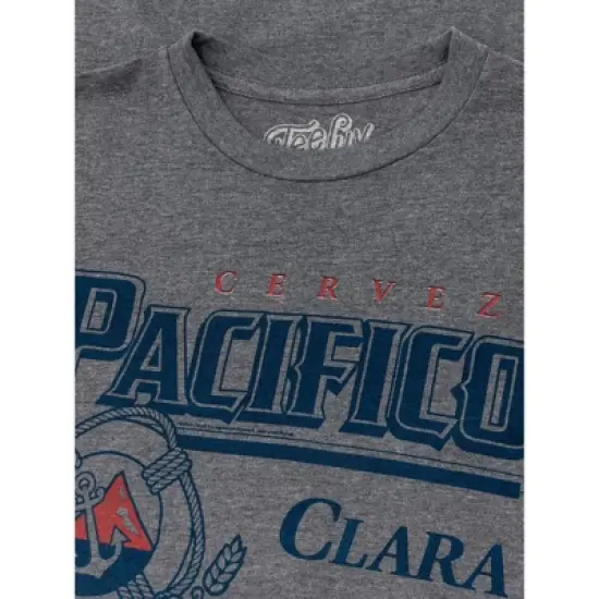Tee Luv Cerveza Pac&iacute;fico Clara T-Shirt - Gray Large image {1}
