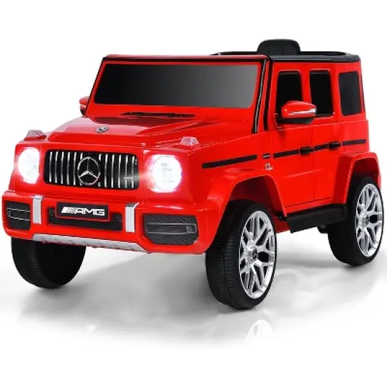 Costway 12V Kids Ride On Car Licensed Mercedes Benz G63 Electric Vehicle with Remote Control image {11}