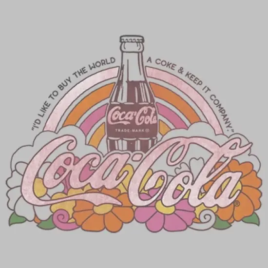 Women's Coca Cola Unity Rainbow Logo T-Shirt image {1}