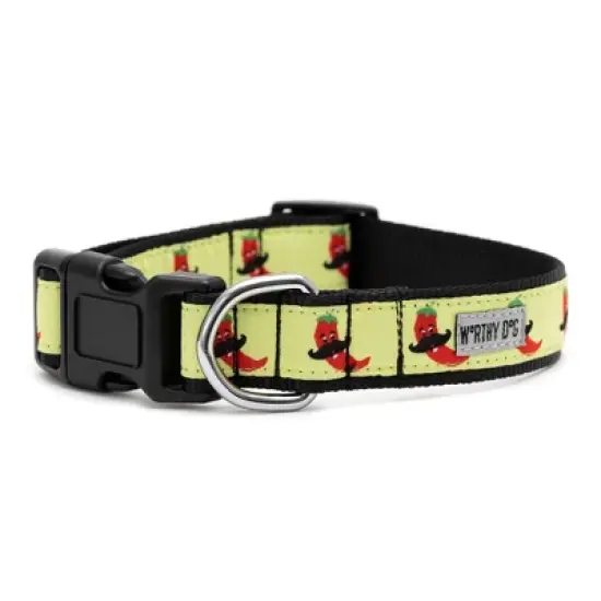The Worthy Dog Chili Pepper Adjustable Dog Collar image {2}