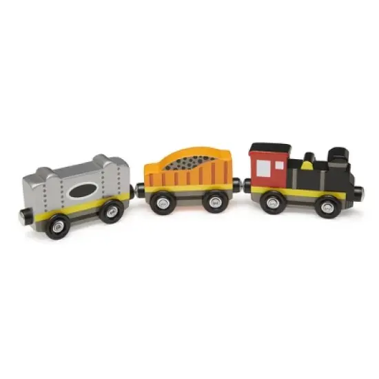 Melissa & Doug Wooden Train Cars image {3}